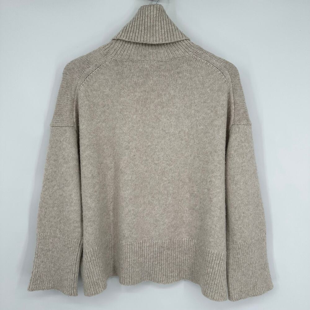 Ralph Lauren Chunky Knit Turtleneck Sweater Preppy Classic Cozy Oversized Beige - Picture 6 of 12